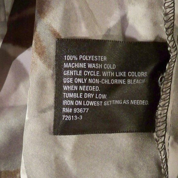 East5TH Woman, Floral Button Up *Shirt, 3X - Picture 7 of 8